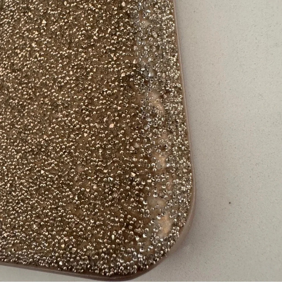 SWAROVSKI- Phone Case- IPhone 15 Pro Max- Crystal- Ombré- Sparkle- Gold- Box - Picture 16 of 16